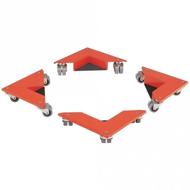 Heavy Duty Rolling Corner Skates 600kg Set of 4