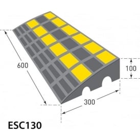 Heavy Duty Rubber Kerb Ramp