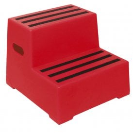 Heavy Duty Static Plastic 2 Tread Step Stool 260kg