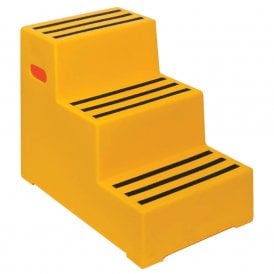 Heavy Duty Static Plastic 3 Tread Step Stool 260kg