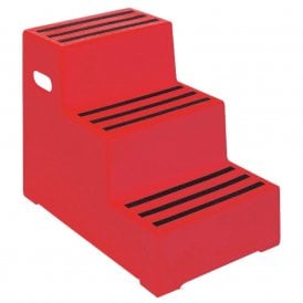 Heavy Duty Static Plastic 3 Tread Step Stool 260kg