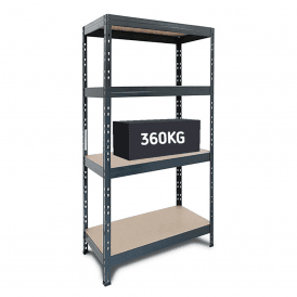 Heavy Duty Steel Boltless Shelving 4 Shelf 
