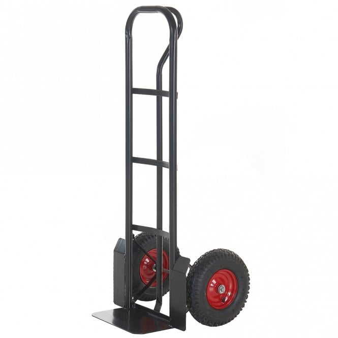 Heavy Duty Steel Rough Terrain P Handle Sack Truck 300kg
