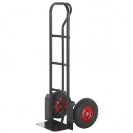Heavy Duty Steel Rough Terrain P Handle Sack Truck 300kg