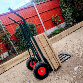 Heavy Duty Steel Sack Truck Fixed & Folding Footplate 250kg