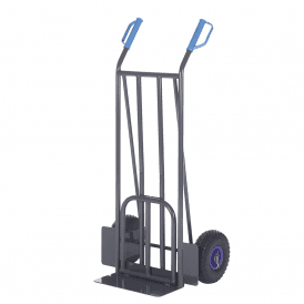 Heavy Duty Steel Sack Truck with Dual Foot Iron and Puncture Proof Wheels 300kg