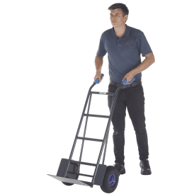 Heavy Duty Steel Sack Truck with Puncture Proof Wheels 300kg