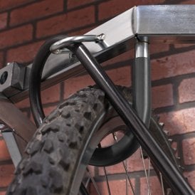 Heavy Duty Steel Vertical Wall Mounted Bike Rack - 6 Bikes
