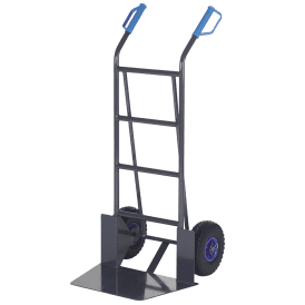 Heavy Duty Steel Wide Sack Truck with Puncture Proof Wheels 300kg