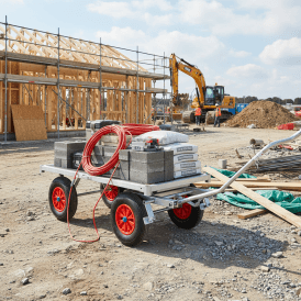 Heavy Duty Turntable Truck with Brake 2000 x 1000mm 750kg