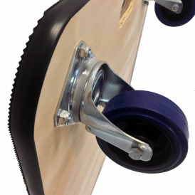 Heavy Duty Wooden Dolly/Skate Rubber Edged 600kg