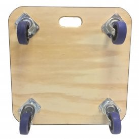 Heavy Duty Wooden Dolly/Skate Rubber Edged 600kg