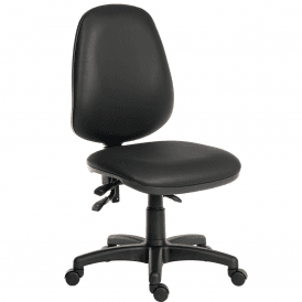 High Back Faux Leather Operator Office Chair