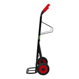 High Back Steel Angle Iron Sack Truck 300kg with Leg Rests
