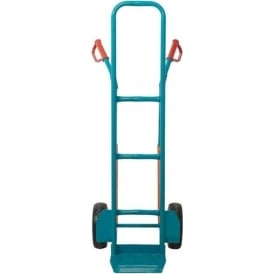High Back Steel Sack Truck Puncture Proof Wheels 250kg