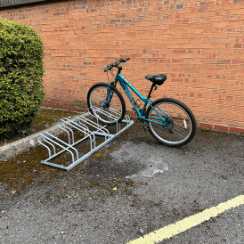 High/Low Floor Mounted Bike Racks 2 to 6 Bikes for up to 64mm tyres