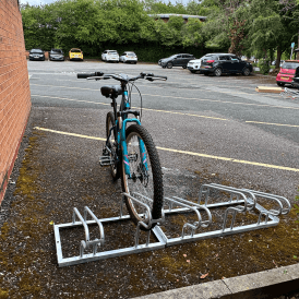 High/Low Floor Mounted Bike Racks 2 to 6 Bikes for up to 64mm tyres