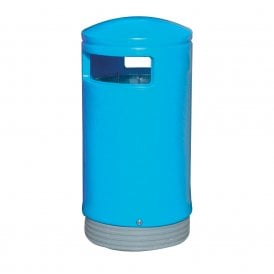 Hooded Top Plastic Litter Bins 75lt