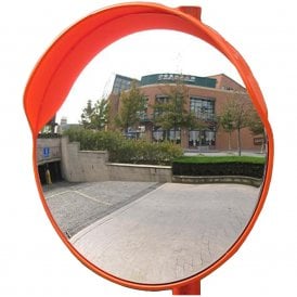 Hooded Traffic Mirror