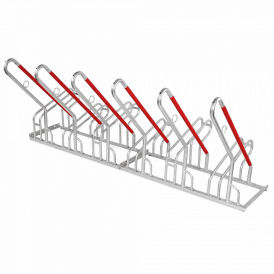 Hybrid Floor Mounted Bike Rack for 2, 4 & 6 Bikes for upto 64mm Tyres