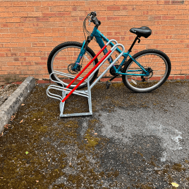 Hybrid Floor Mounted Bike Rack for 2, 4 & 6 Bikes for upto 64mm Tyres