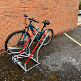 Hybrid Floor Mounted Bike Rack for 2, 4 & 6 Bikes for upto 64mm Tyres