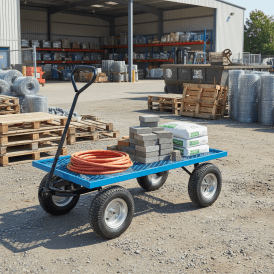 Industrial Turntable Truck Mesh Base 1200L x 600W - 400kg