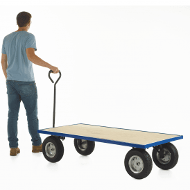 Industrial Turntable Truck Plywood Base 1200L x 600W 400kg