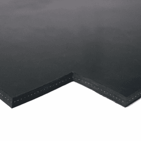 Insertion SBR Black Rubber Sheet 10mt Roll