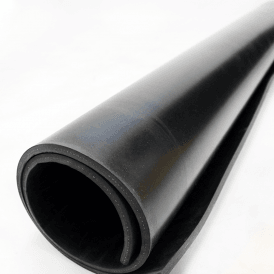 Insertion SBR Black Rubber Sheet 10mt Roll
