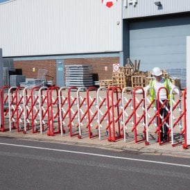 InstaGate Aluminium Mobile Expanding Barrier 2.3mt Long