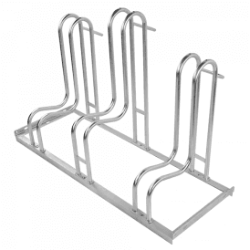Large Wheel Floor Mounted Bike Rack 2 - 6 Bikes for upto 64mm Tyres