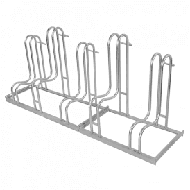 Large Wheel Floor Mounted Bike Rack 2 - 6 Bikes for upto 64mm Tyres