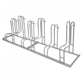 Large Wheel Floor Mounted Bike Rack 2 - 6 Bikes for upto 64mm Tyres