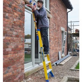 Leansafe Fibre Glass 3 in 1 Multi-Purpose Ladder