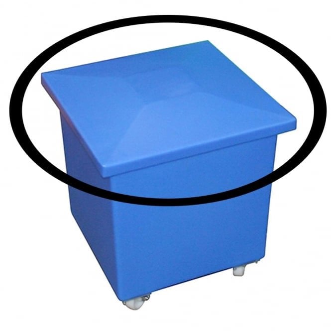 Lids for Premium Tapered Mobile Container Trucks - Food Grade