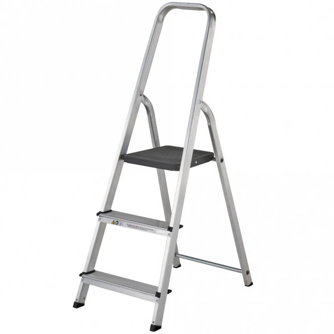 Lightweight Folding Aluminium Platform Step Ladders 3-8 Tread EN131 Professional