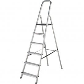 Lightweight Folding Aluminium Platform Step Ladders 3-8 Tread EN131 Professional