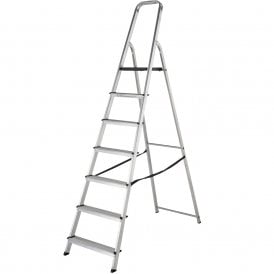 Lightweight Folding Aluminium Platform Step Ladders 3-8 Tread EN131 Professional