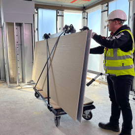 Loadall Board Trolley with SafeStop Deadman Brake 1500kg