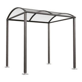 M Barrel Modular Bike Shelter - 6 Bikes