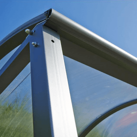 M Barrel Modular Bike Shelter - 6 Bikes