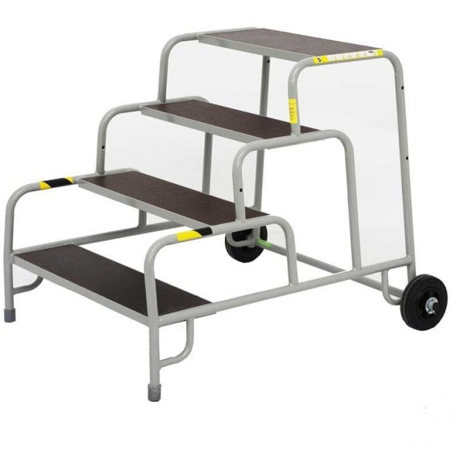 Machinery Steps with Rubber Covered Treads