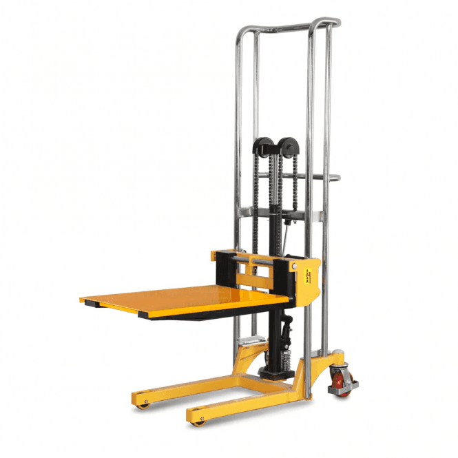 Manual Mini Lifter Platform Stacker 400Kg 850mm Lift