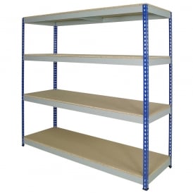 Medium Duty Steel Rivet Boltless Shelving - Width: 1830mm x Height: 1830mm