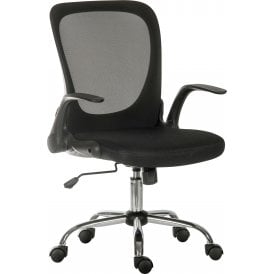 Mesh Office Chair with Folding Arms