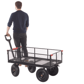Mesh Turntable Truck Removable Sides 1200L x 600Wmm 450kg