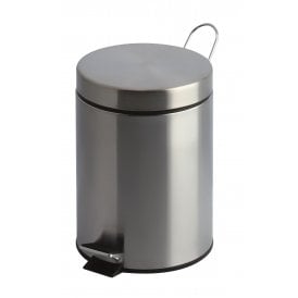 Metal Pedal Bins - Stainless Steel 3lt, 12lt or 20lt