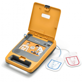 Mindray C1A Defibrillator Bundle with HypaStop Bleed Control Kit & HypaGuard Indoor Cabinet