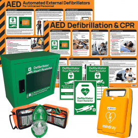 Mindray C1A Fully Automatic Defibrillator Bundle With Cabinet